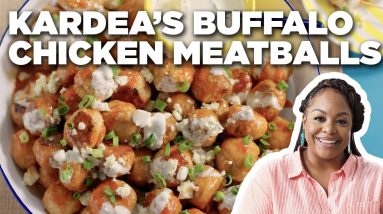 Kardea Brown's Buffalo Chicken Meatballs ​| Delicious Miss Brown | Food Network