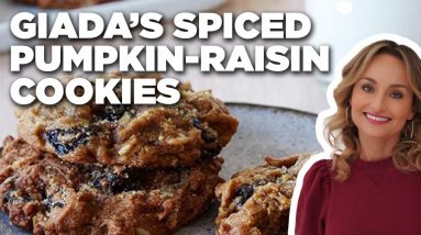 Giada De Laurentiis' Spiced Pumpkin-Raisin Cookies | Giada At Home | Food Network