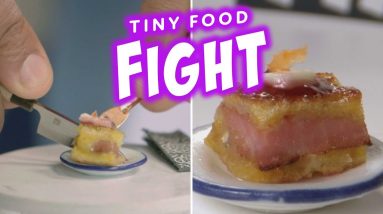 The Tiniest Monte Cristo Sandwich You've EVER Seen | Tiny Food Fight | Food Network