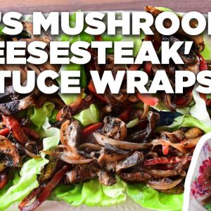 Ree Drummond's Mushroom 'Cheesesteak' Lettuce Wraps | The Pioneer Woman | Food Network