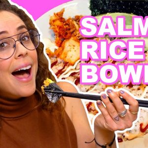 Trying the Salmon Rice Bowl from TikTok | What's Trending | Trend Trials