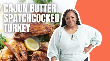 Kardea Brown's Cajun Butter Spatchcocked Turkey ​| Delicious Miss Brown | Food Network