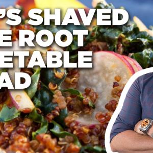 Guy Fieri's Shaved Kale and Root Vegetable Salad | Guy's Big Bite | Food Network
