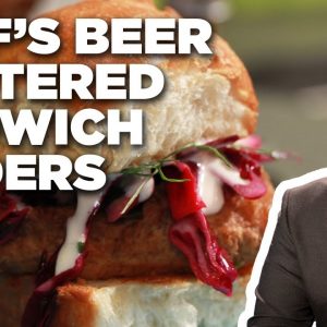 Jeff Mauro's Beer Battered Codwich Sliders | Sandwich King | Food Network