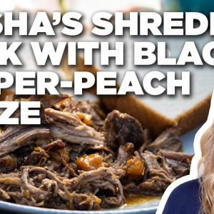 Trisha Yearwood's Shredded Pork with Peach Glaze | Trisha's Southern Kitchen | Food Network