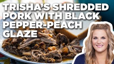 Trisha Yearwood's Shredded Pork with Peach Glaze | Trisha's Southern Kitchen | Food Network