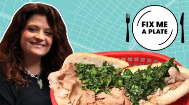 Alex Guarnaschelli Tries the Famous Roast Pork Sandwich from DiNic's | Fix Me a Plate | Food Network