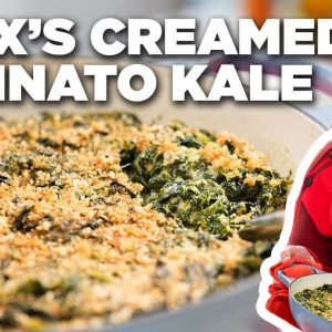 Alex Guarnaschelli's Creamed Lacinato Kale | The Kitchen | Food Network
