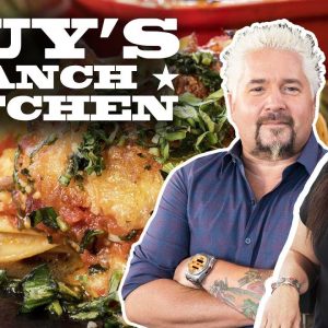 Grandma Guarnaschelli's Lasagna Appetizer | Guy's Ranch Kitchen | Food Network