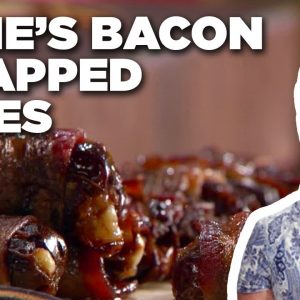 Anne Burrell's Bacon Wrapped Dates | Secrets of a Restaurant Chef | Food Network