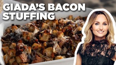 Giada De Laurentiis' Bacon Stuffing | Giada's Holiday Handbook | Food Network