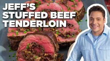 Jeff Mauro's Stuffed Beef Tenderloin | The Kitchen | Food Network