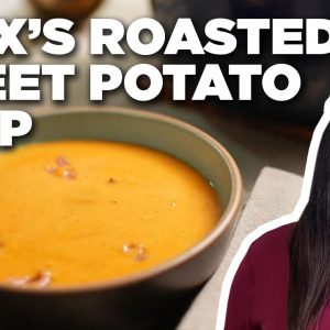 Alex Guarnaschelli's Roasted Sweet Potato Soup with Ham Hocks | The Kitchen | Food Network