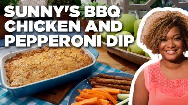 Sunny Anderson's BBQ Chicken and Pepperoni Dip | The Kitchen | Food Network