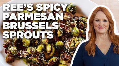 Ree Drummond's Spicy Parmesan Brussels Sprouts | The Pioneer Woman | Food Network
