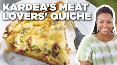 Kardea Brown's Meat Lovers' Quiche ​| Delicious Miss Brown | Food Network