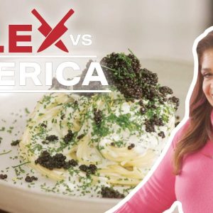Prep School with Alex Guarnaschelli: Creamy Pasta with Caviar | Alex vs. America | Food Network