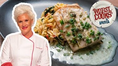 How to Make Grilled Mahi-Mahi with Anne Burrell | Worst Cooks in America | Food Network