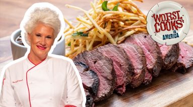 How to Make Filet Mignon with Anne Burrell | Worst Cooks in America | Food Network