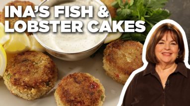 Ina Garten's Fish & Lobster Cakes | Barefoot Contessa | Food Network