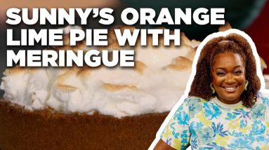 Sunny Anderson's Orange Lime Pie with Meringue Topping | Cooking for Real | Food Network