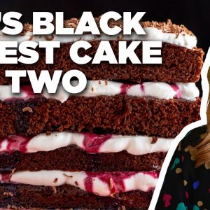 Ree Drummond's Black Forest Cake For Two | The Pioneer Woman | Food Network