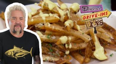 Guy Devours Real-Deal Truffle Fries in Chicago | Diners, Drive-Ins and Dives | Food Network