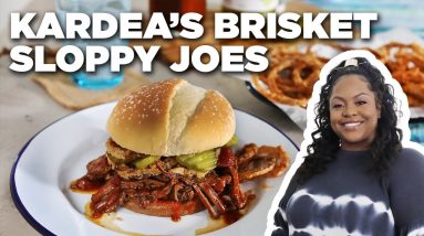Kardea Brown's Country Sloppy Joes with Fried Onions ​| Delicious Miss Brown | Food Network
