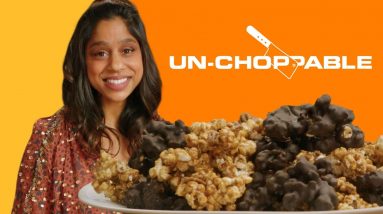 How to Be Un-Choppable: Chocolate Toffee Popcorn with Samantha Seneviratne | Food Network