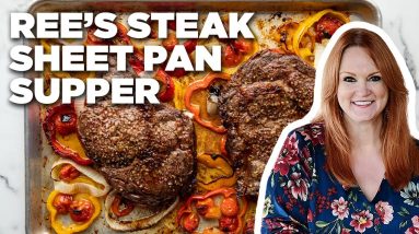 Ree Drummond's Steak Sheet Pan Supper | The Pioneer Woman | Food Network