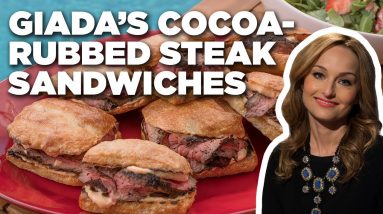 Giada De Laurentiis' Cocoa-Rubbed Flank Steak Sandwiches ​| Giada Entertains | Food Network