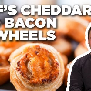 Jeff Mauro's Cheddar and Bacon Pinwheels | The Kitchen | Food Network