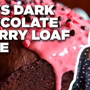 Ree Drummond's Dark Chocolate Cherry Loaf Cake | The Pioneer Woman | Food Network
