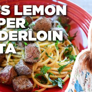 Ree Drummond's Lemon Pepper Tenderloin Pasta | The Pioneer Woman | Food Network