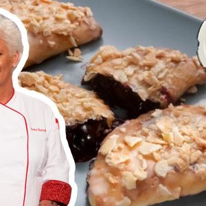 Anne Burrell's Blueberry and Peach Hand Pies | Worst Cooks in America | Food Network