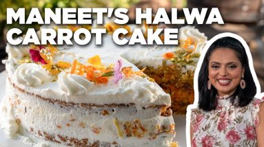 Maneet Chauhan's Halwa Carrot Cake | Guy's Ranch Kitchen | Food Network