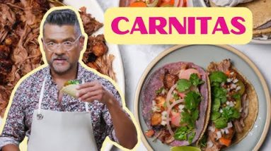 Rick Martínez's Carnitas | Introduction to Mexican Cooking | Food Network