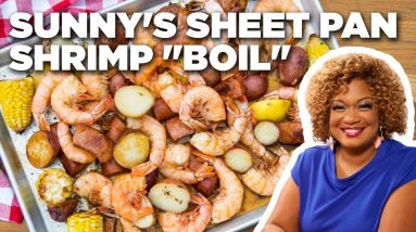 Sunny Anderson's Sheet Pan Shrimp "Boil" | The Kitchen | Food Network