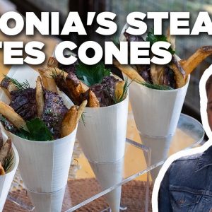 Antonia Lofaso's Steak Frites Cones | Guy's Ranch Kitchen | Food Network