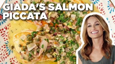 Giada De Laurentiis' Salmon Piccata | Giada’s Italian Weeknight Dinners | Food Network
