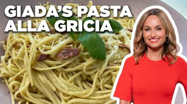 Giada De Laurentiis' Pasta alla Gricia | Giada’s Italian Weeknight Dinners | Food Network