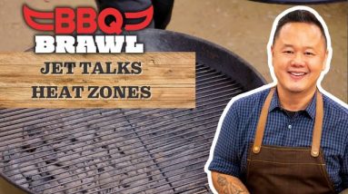 Jet Talks Heat Zones | BBQ Brawl | Food Network