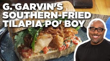 G. Garvin's Southern-Fried Tilapia Po' Boy | Guy's Ranch Kitchen | Food Network