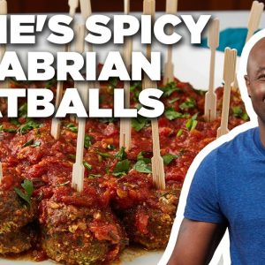Eddie Jackson's Spicy Calabrian Meatballs | Food Network