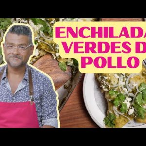 Rick Martínez's Enchiladas Verdes de Pollo | Introduction to Mexican Cooking | Food Network