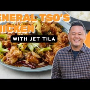 Jet Tila's General Tso’s Chicken | In the Kitchen with Jet Tila | Food Network