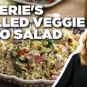 Valerie Bertinelli's Mediterranean Grilled Veggie Orzo Salad | Valerie's Home Cooking | Food Network