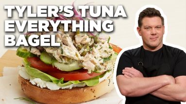 Tyler Florence's Ultimate Tuna Everything Bagel | Tyler's Ultimate | Food Network