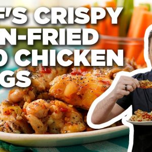 Jeff Mauro's Crispy Oven-Fried M-80 Chicken Wings | The Kitchen | Food Network