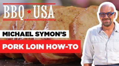 Michael Symon's Pork Loin How-To | BBQ USA | Food Network